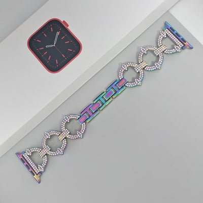 Bling-Diamant-Link-Armband für die Apple Watch
