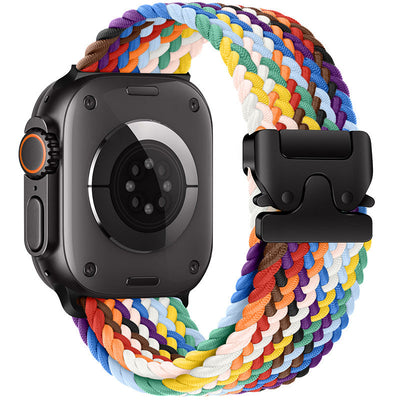 Elastisches Nylon-Parachute-Buckle-Uhrenarmband geeignet für alle Apple-Serien