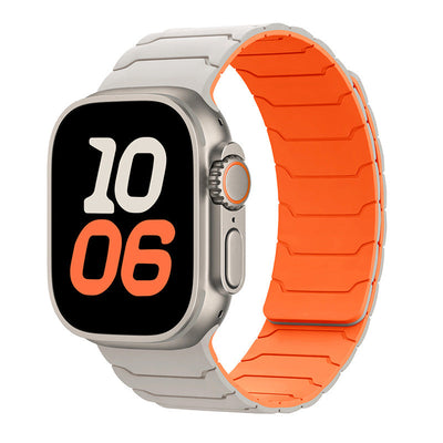 Armor Warrior Silikon-Magnet-Uhrenarmband für die Apple Watch
