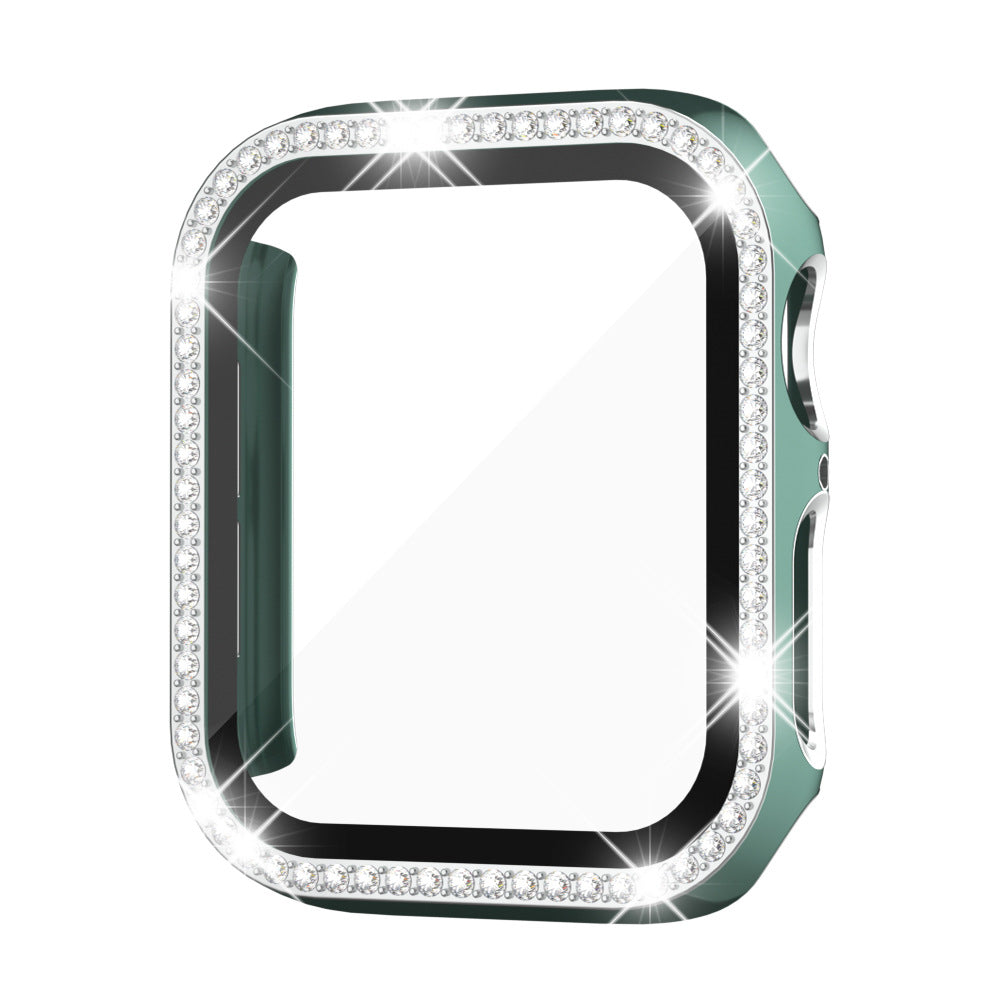 Rhinestone-Temperiertes Glasgehäuse für die Apple Watch