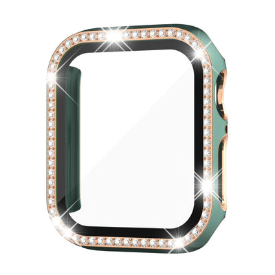 Rhinestone-Temperiertes Glasgehäuse für die Apple Watch