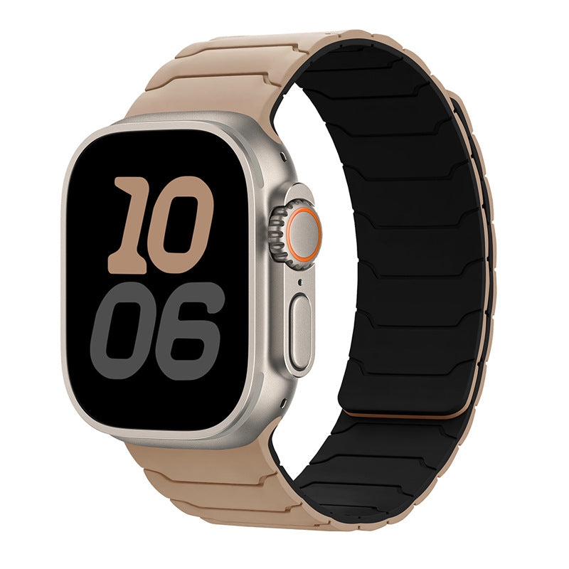 Armor Warrior Silikon-Magnet-Uhrenarmband für die Apple Watch