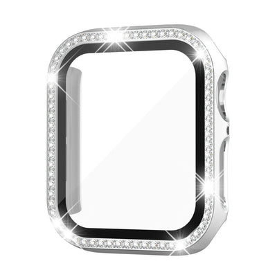 Rhinestone-Temperiertes Glasgehäuse für die Apple Watch