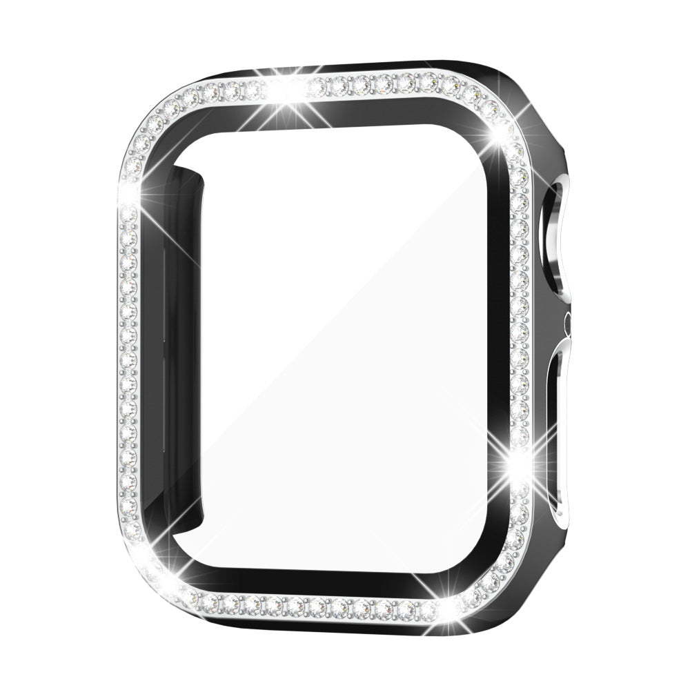 Rhinestone-Temperiertes Glasgehäuse für die Apple Watch