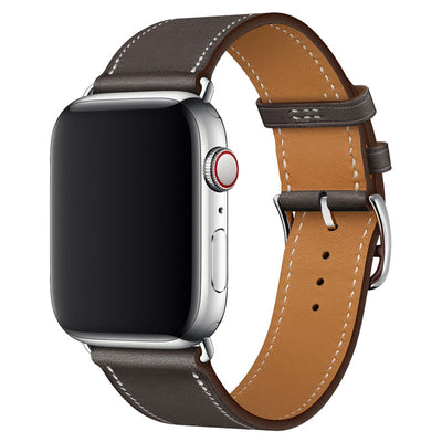 Echtes Lederhandgelenkband für die Apple Watch, handgenäht