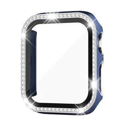Rhinestone-Temperiertes Glasgehäuse für die Apple Watch