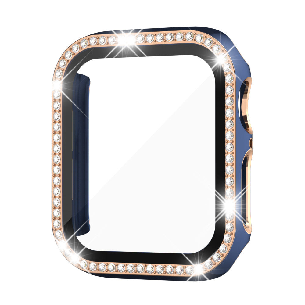 Rhinestone-Temperiertes Glasgehäuse für die Apple Watch