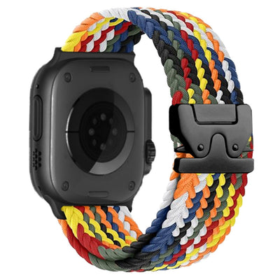 Elastisches Nylon-Parachute-Buckle-Uhrenarmband geeignet für alle Apple-Serien