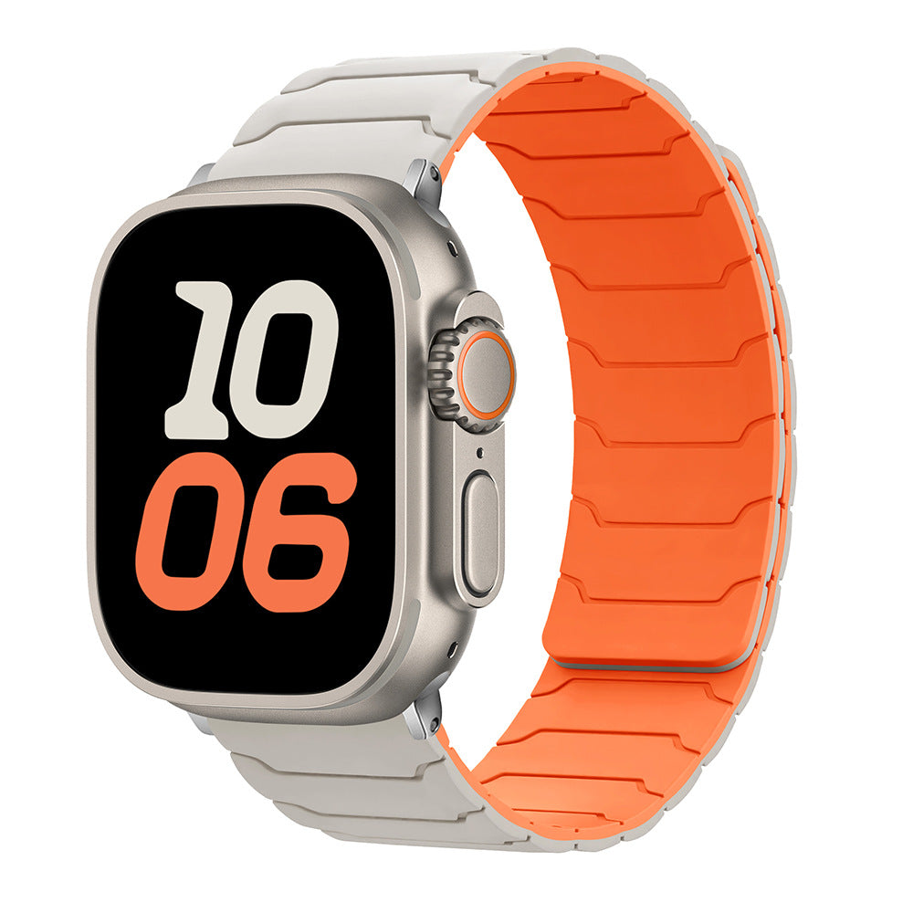 Armor Warrior Silikon-Magnet-Uhrenarmband für die Apple Watch