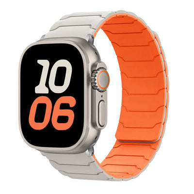 Armor Warrior Silikon-Magnet-Uhrenarmband für die Apple Watch