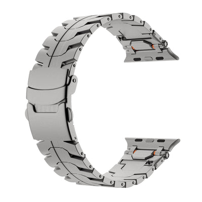 Mech Warrior Metall-Uhrenarmband für die Apple Watch
