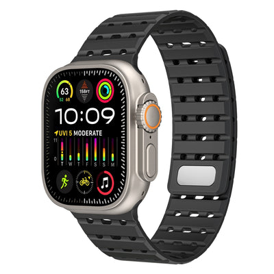 AW Atmungsaktives Magnetisches Silikonarmband für die Apple Watch