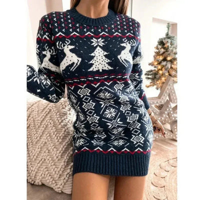 Festliches Strickkleid für Damen