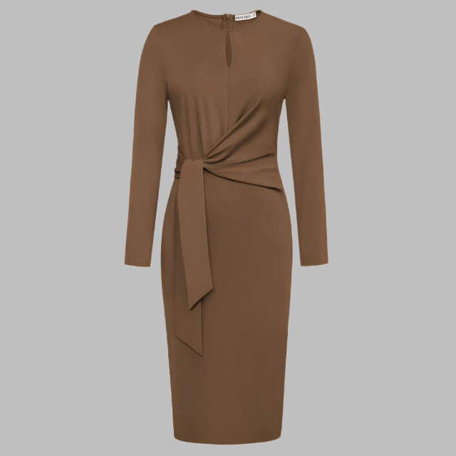 Sarina – Elegantes Langarmkleid für Damen