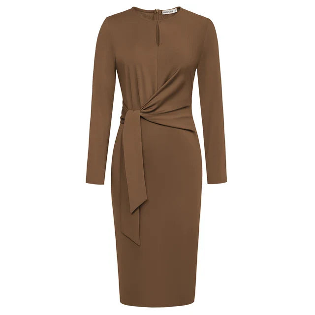 Sarina – Elegantes Langarmkleid für Damen