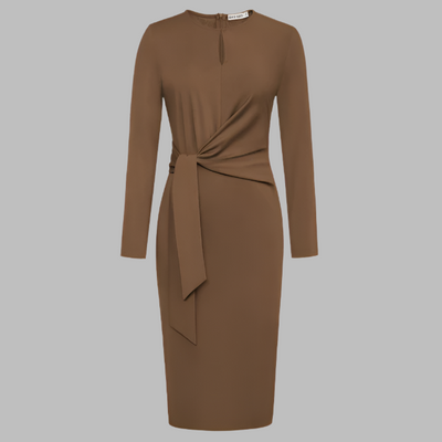 Sarina – Elegantes Langarmkleid für Damen