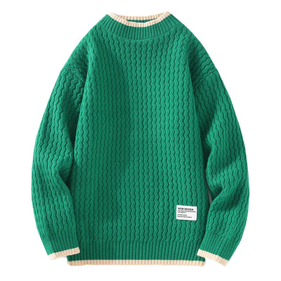 Vincent | Strukturierter Strickpullover für Herren