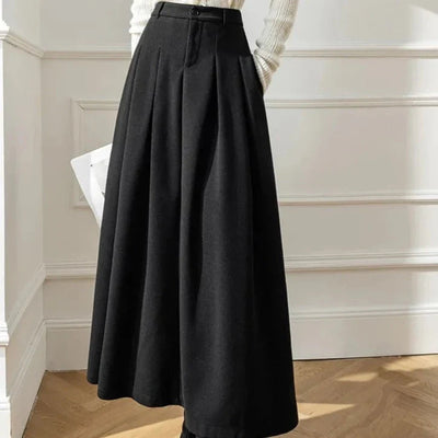 Maxirock mit hoher Taille für Damen