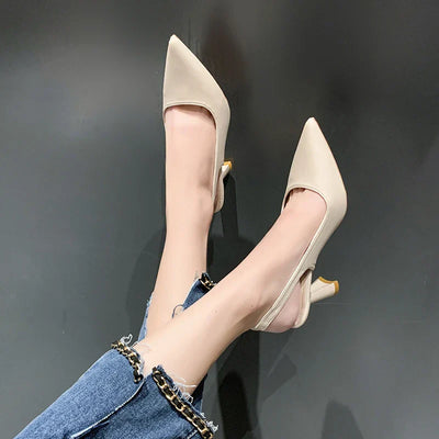 Elissa | Spitz zulaufende Pumps - Slingback Stil