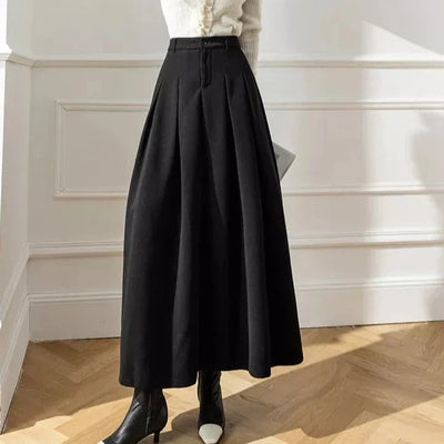 Maxirock mit hoher Taille für Damen