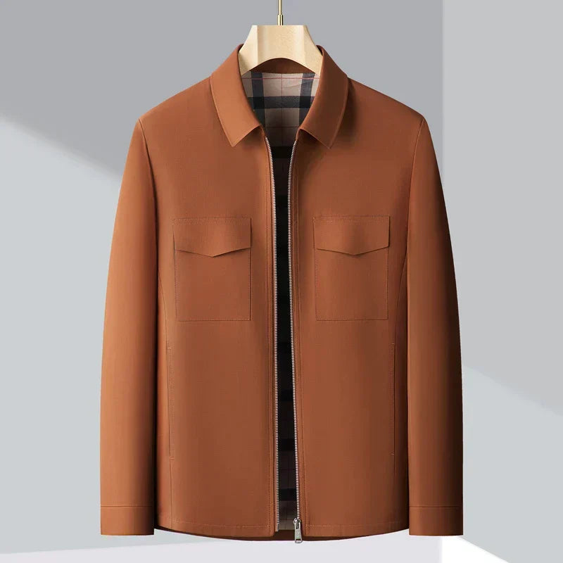 Reißverschlussjacke mit Tasche für Herren