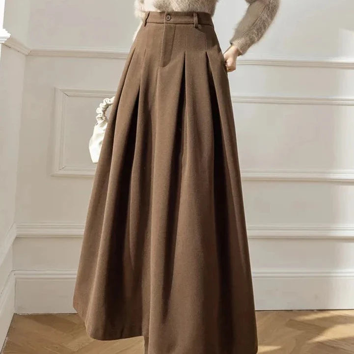 Maxirock mit hoher Taille für Damen