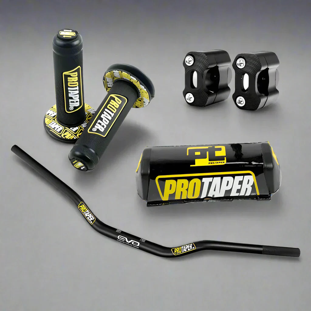 MaxTorque CNC Motorrad Fat Bar Lenker – 1-1/8" Hochlenkergriffe für Kawasaki, Honda, Suzuki, Yamaha Dirt Bikes