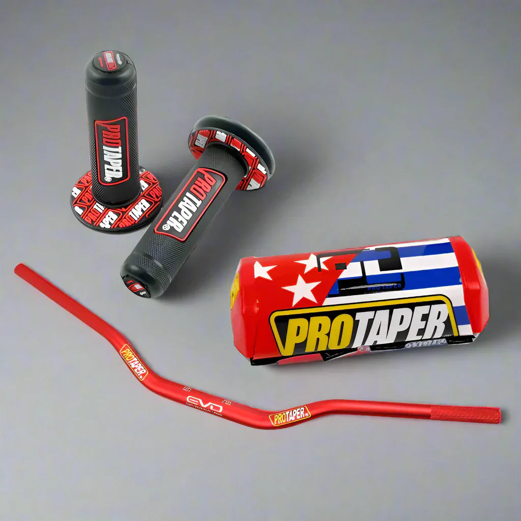 MaxTorque CNC Motorrad Fat Bar Lenker – 1-1/8" Hochlenkergriffe für Kawasaki, Honda, Suzuki, Yamaha Dirt Bikes