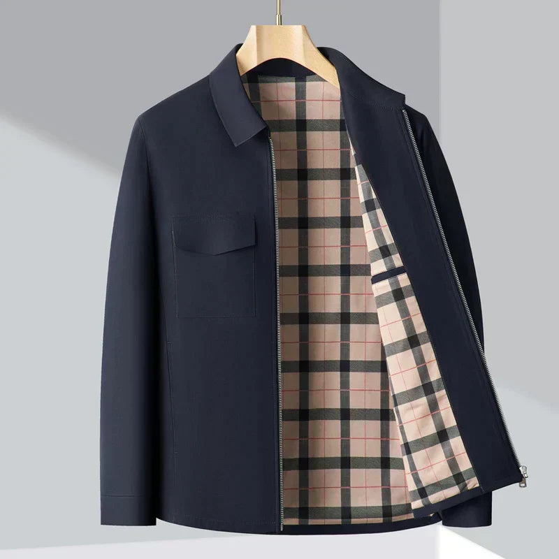 Reißverschlussjacke mit Tasche für Herren