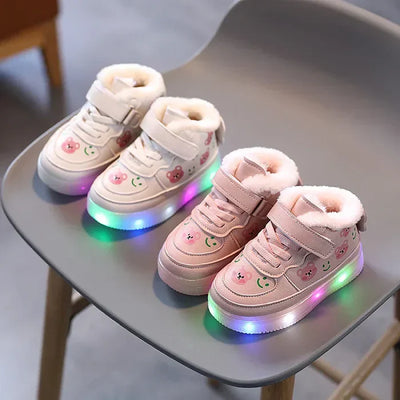 Leuchtende Kinder-LED-Sneaker mit Komfortsohle – GlimmerStep