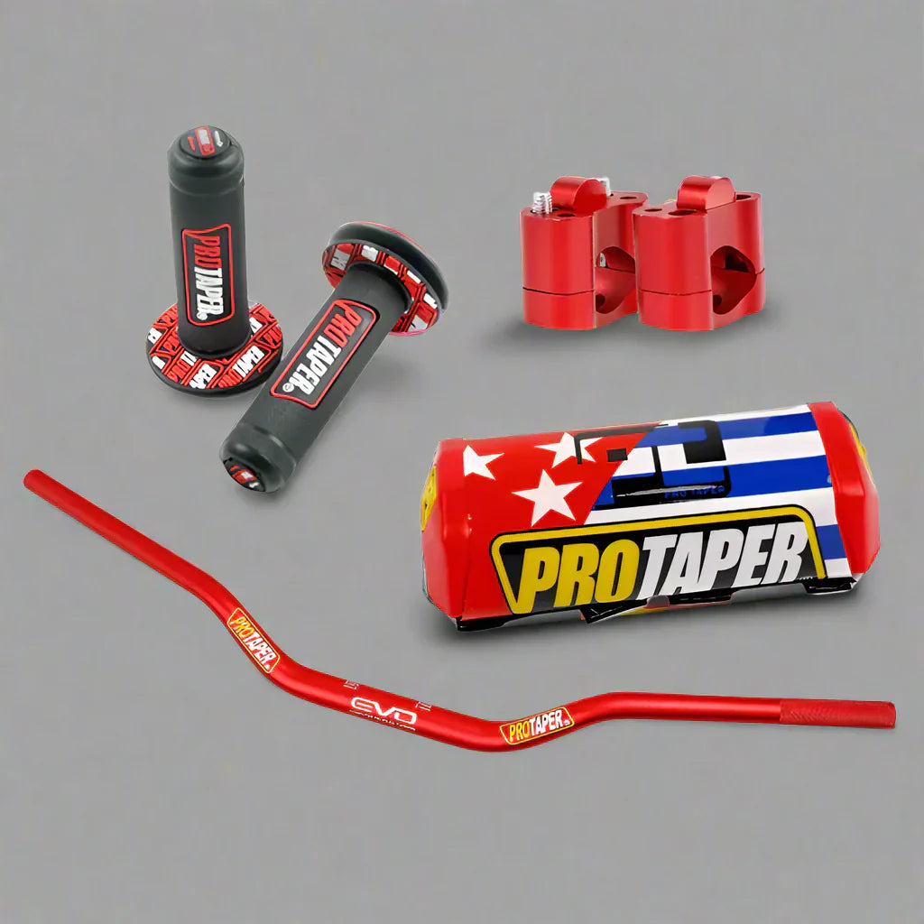 MaxTorque CNC Motorrad Fat Bar Lenker – 1-1/8" Hochlenkergriffe für Kawasaki, Honda, Suzuki, Yamaha Dirt Bikes