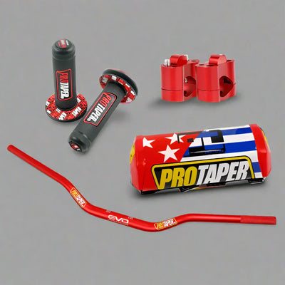 MaxTorque CNC Motorrad Fat Bar Lenker – 1-1/8" Hochlenkergriffe für Kawasaki, Honda, Suzuki, Yamaha Dirt Bikes
