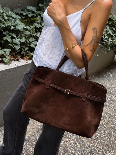 Zella | Luxuriöse Damen-Handtasche aus Wildleder