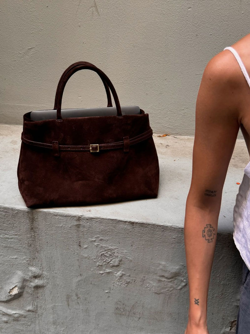 Zella | Luxuriöse Damen-Handtasche aus Wildleder