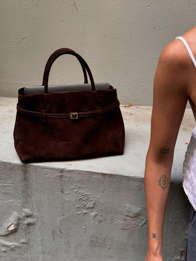 Zella | Luxuriöse Damen-Handtasche aus Wildleder