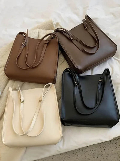 Stella | Minimalistische Schultertasche aus Kunstleder