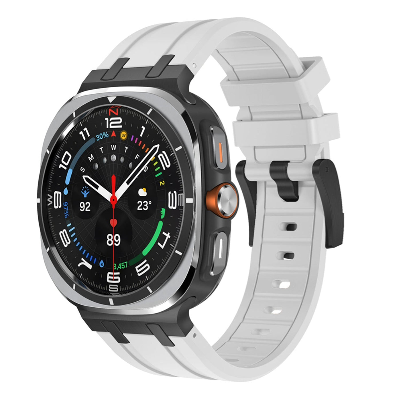 Luxuriöses AP Mod Silikonarmband für Samsung Watch Ultra