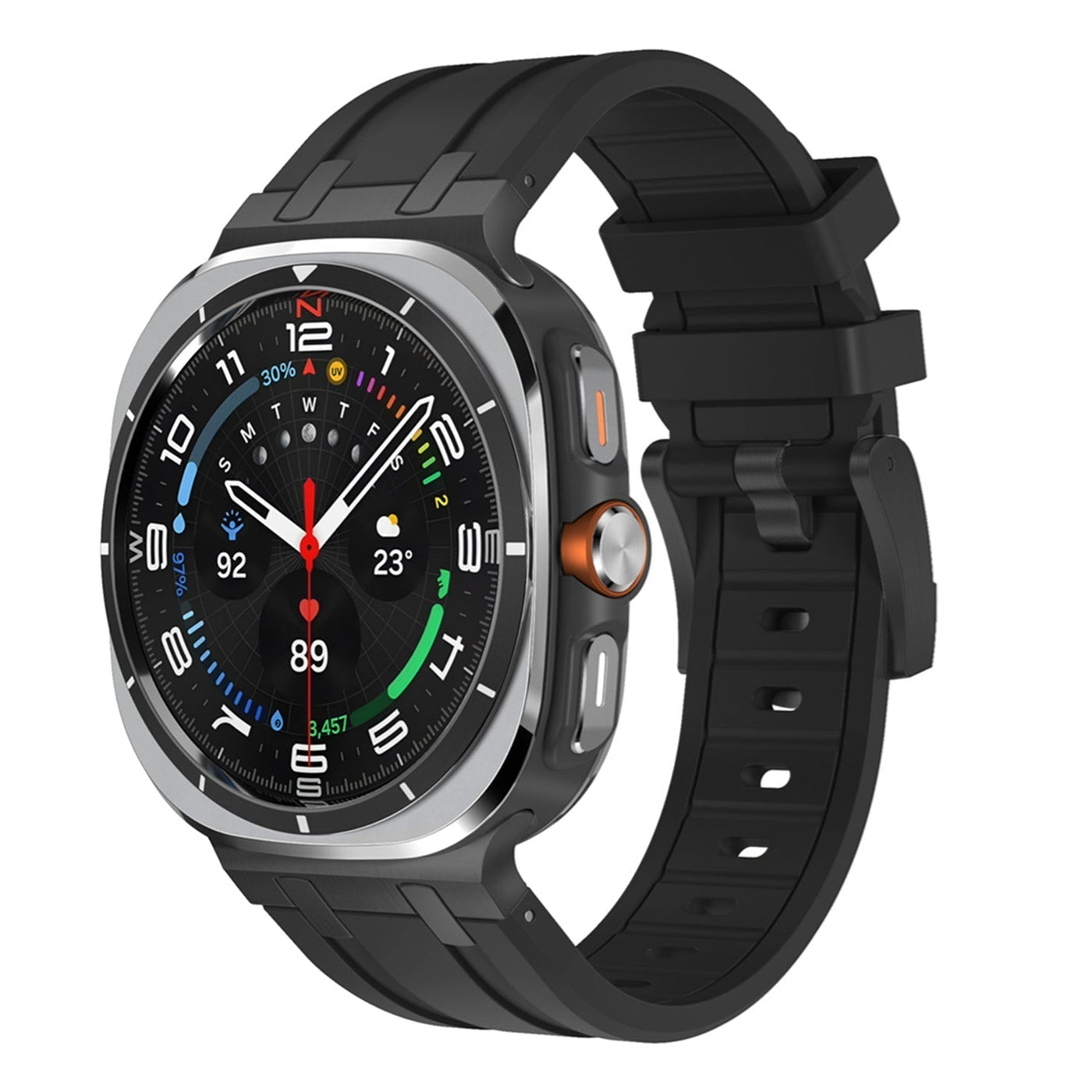 Luxuriöses AP Mod Silikonarmband für Samsung Watch Ultra