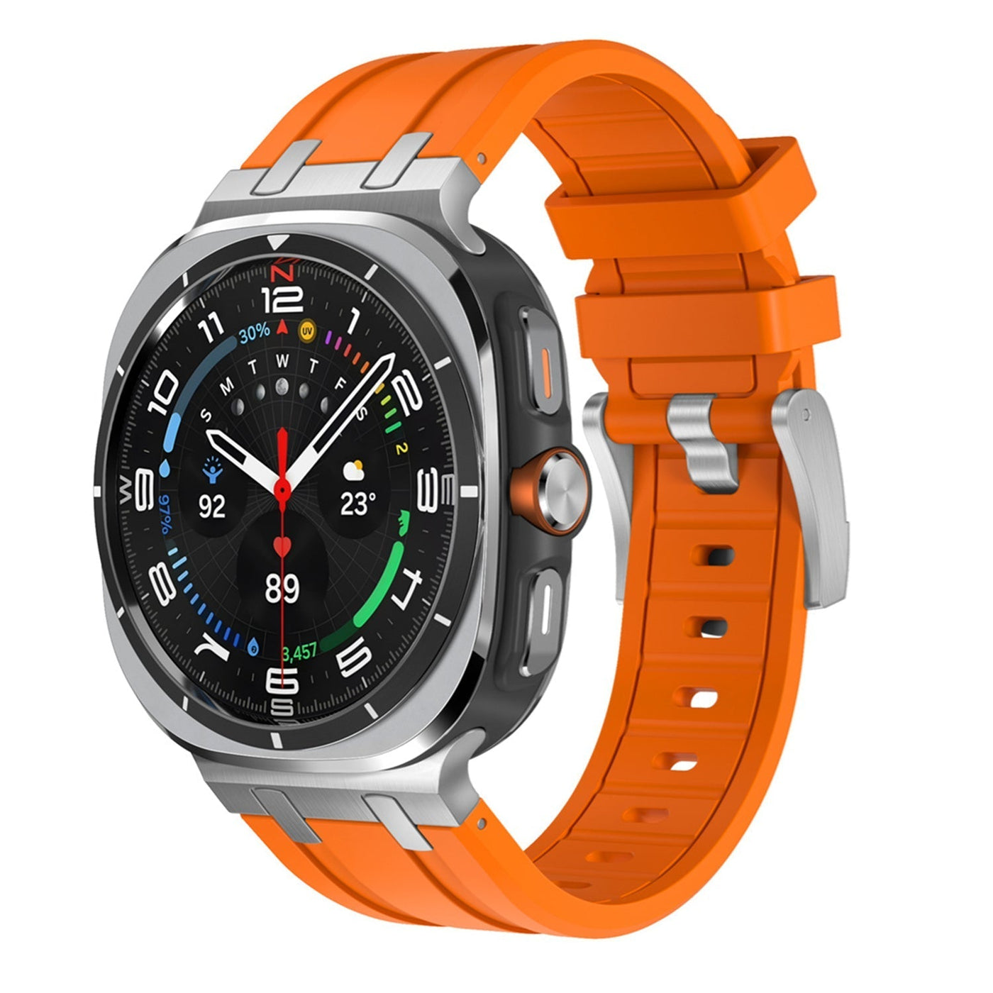 Luxuriöses AP Mod Silikonarmband für Samsung Watch Ultra