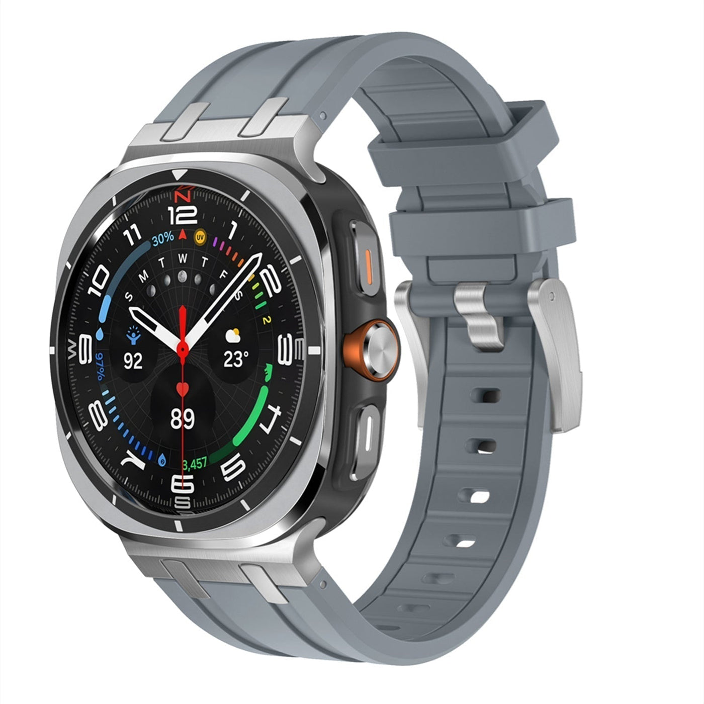 Luxuriöses AP Mod Silikonarmband für Samsung Watch Ultra