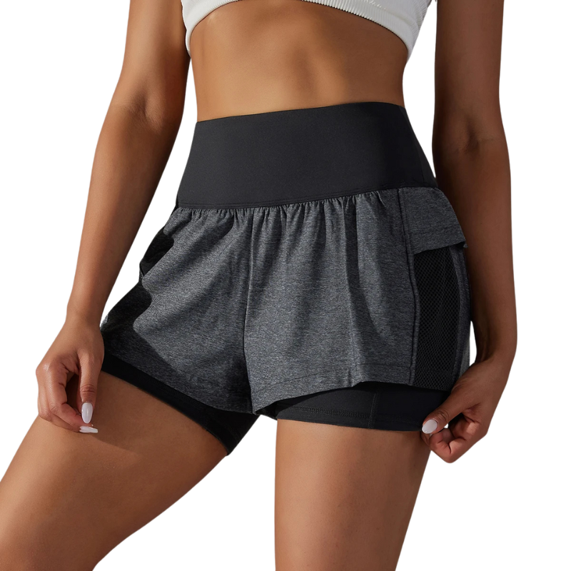 Tevaro | Atmungsaktive Kurze Sporthose für Damen Sommer