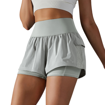 Tevaro | Atmungsaktive Kurze Sporthose für Damen Sommer