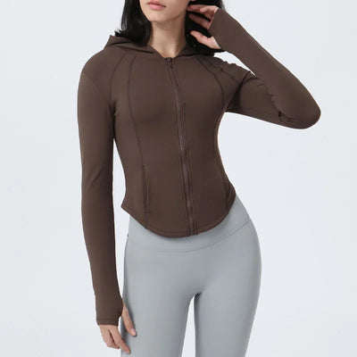 Werosa | Atmungsaktive Fitnessjacke für Damen Winter