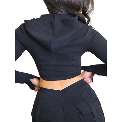 Evaria | Atmungsaktives Crop Sport Top für Damen Sommer