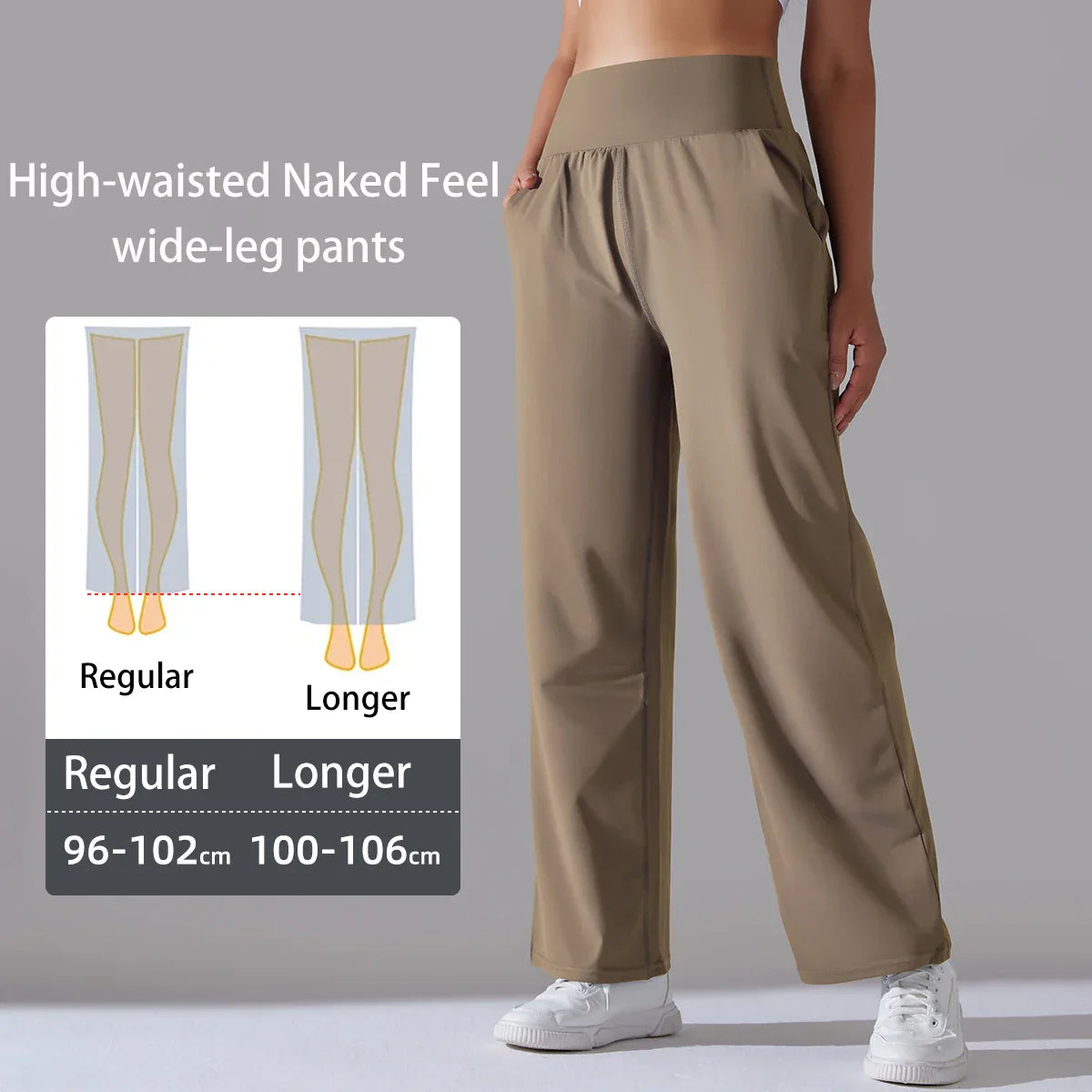 Emma | Weite Yoga-Hose mit Schlag-Design