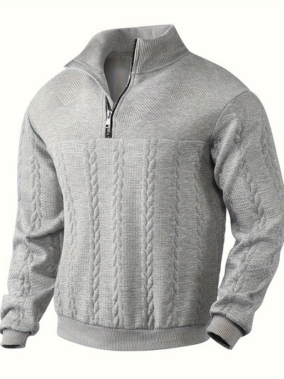 Rafael – Eleganter Pullover mit Reißverschluss