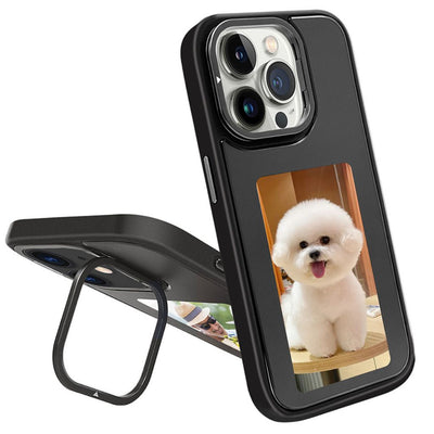 E-Ink Foto-Hülle mit Ständer für iPhone