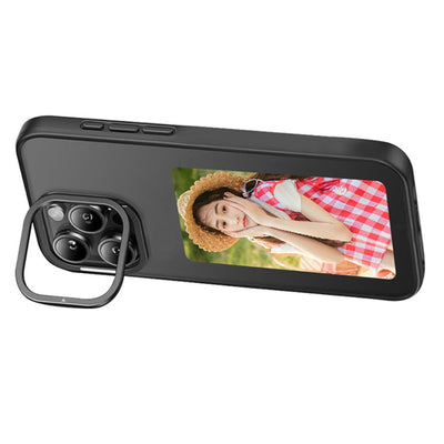 E-Ink Foto-Hülle mit Ständer für iPhone