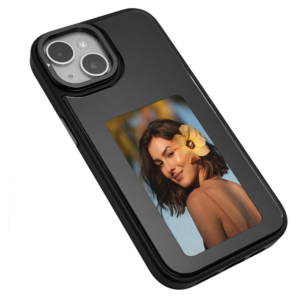 E-Ink Foto-Hülle mit Ständer für iPhone