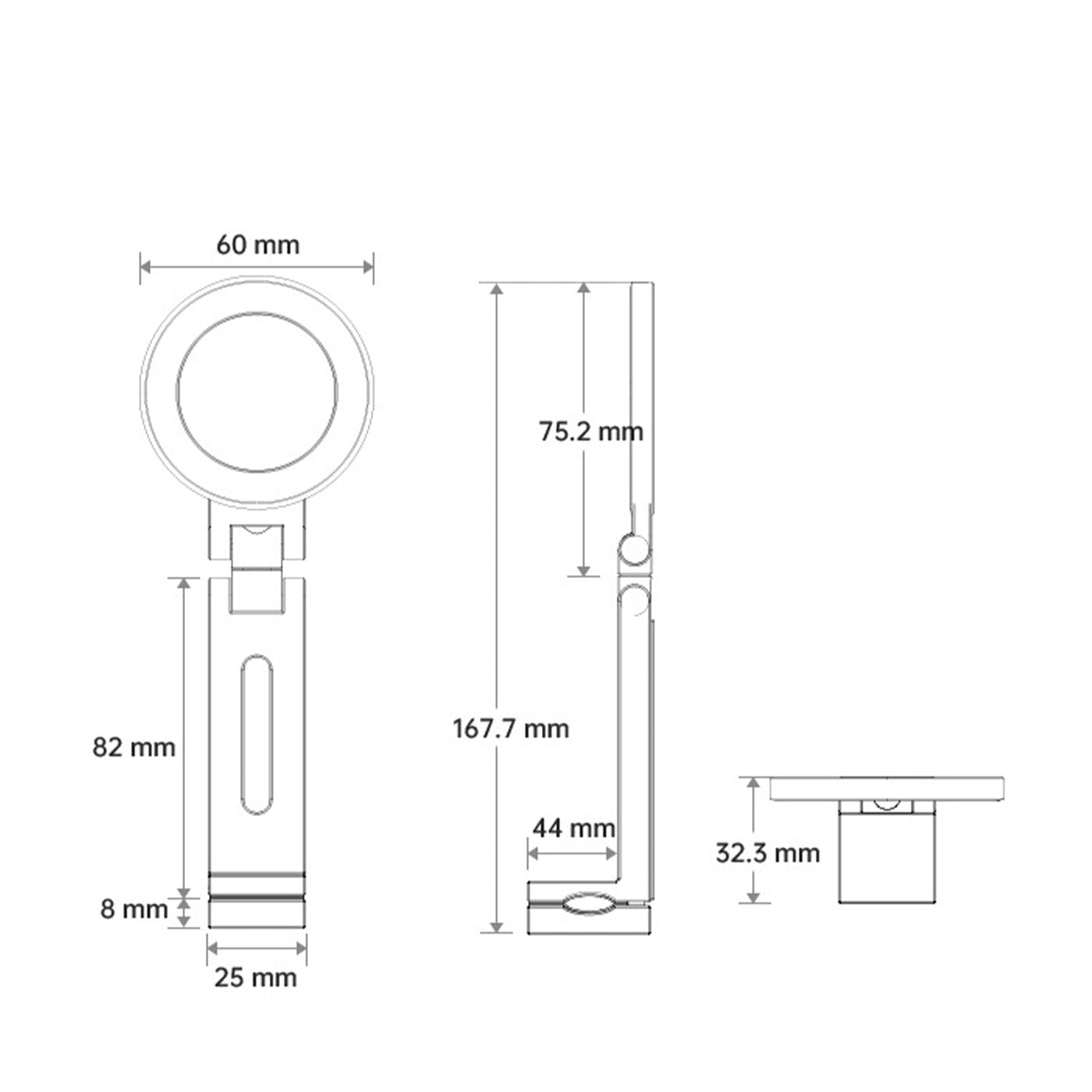 Tragbarer Magnetischer Handyhalter